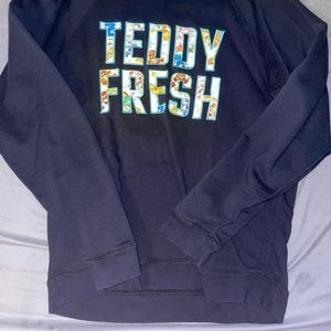 Teddy Fresh CareBear Sweatshirt with collar size Large